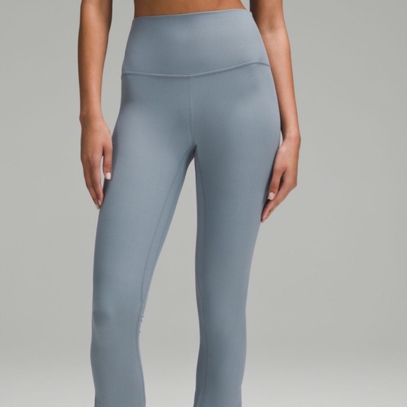 lululemon athletica Pants - Lululemon Athletica Blue-Grey Align Mini Flares